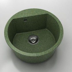 Кръгла мивка Vanguard 223, Granicite, 620 Greenwood, с включен сифон - Chiuvete