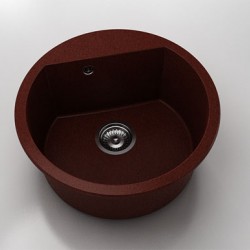 Кръгла мивка Vanguard 223, Granicite, 930 Volcano, с включен сифон - Chiuvete