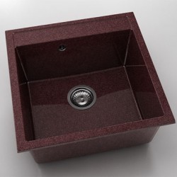 Мивка Vanguard 225, Granicite, 100 Bordo, с включен сифон - Chiuvete