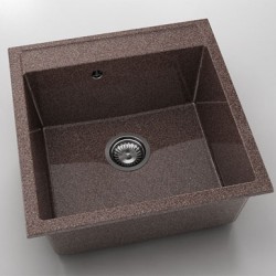Мивка Vanguard 225, Granicite, 560 Merlot, с включен сифон - Chiuvete