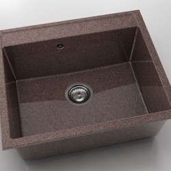Мивка Vanguard 227, Granicite, 560 Merlot, с включен сифон - Chiuvete