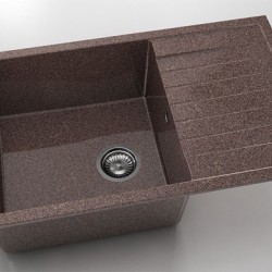 Мивка Vanguard 228, Granicite, 560 Merlot, с включен сифон - Chiuvete