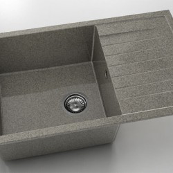 Мивка Vanguard 228, Granicite, 940 Space Gray, с включен сифон - Chiuvete