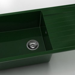 Мивка Vanguard 230, Polymer marble, 09 Зелен гранит, с включен сифон - Chiuvete