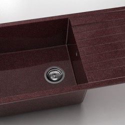 Мивка Vanguard 230, Granicite, 100 Bordo, с включен сифон - Chiuvete