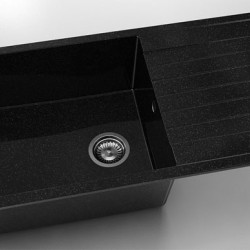 Мивка Vanguard 230, Granicite, 422 Galaxy Black, с включен сифон - Chiuvete