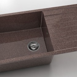 Мивка Vanguard 230, Granicite, 560 Merlot, с включен сифон - Chiuvete