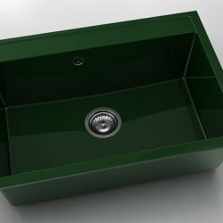 Мивка Vanguard 231, Polymer marble, 09 Зелен гранит, с включен сифон - Chiuvete