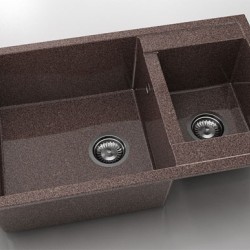 Мивка Vanguard 233, Granicite, 560 Merlot, с включен сифон - Chiuvete