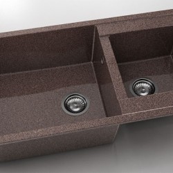 Мивка Vanguard 234, Granicite, 560 Merlot, с включен сифон - Chiuvete