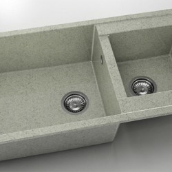 Мивка Vanguard 235, Granicite, 210 Pewter, с включен сифон - Chiuvete