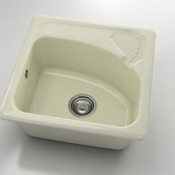  Mивка Classic 201, Granicite, 211 Silver Stone, с включен сифон  - Bucătărie