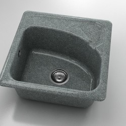  Mивка Classic 201, Granicite, 254 Slate, с включен сифон  - Bucătărie
