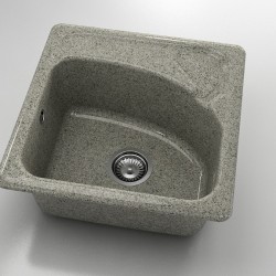  Mивка Classic 201, Granicite, 255 Tweed, с включен сифон  - Bucătărie