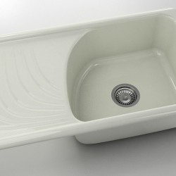  Mивка Classic 203, Polymer Marble, 02 Полярен гранит, с включен сифон  - Bucătărie