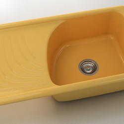  Mивка Classic 203, Polymer Marble, 06 Андалусия, с включен сифон  - Bucătărie