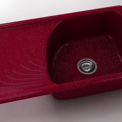 Mивка Classic 203, Polymer Marble, 20 Сребрист виолет, с включен сифон  - Bucătărie