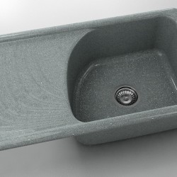  Mивка Classic 203, Granicite, 251 City Grey, с включен сифон  - Bucătărie