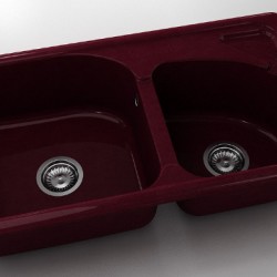  Mивка Classic 204, Polymer marble, 15 Кадифе, с включен сифон  - Bucătărie
