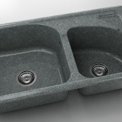  Mивка Classic 204, Granicite, 254 Slate, с включен сифон  - Bucătărie