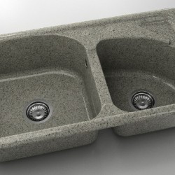  Mивка Classic 204, Granicite, 255 Tweed, с включен сифон  - Bucătărie