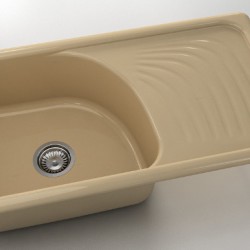  Mивка Classic 205, Polymer Marble, 04 Розов оникс, с включен сифон  - Bucătărie