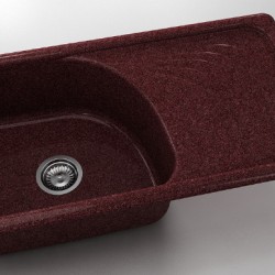  Mивка Classic 205, Granicite, 100 Bordo, с включен сифон  - Bucătărie