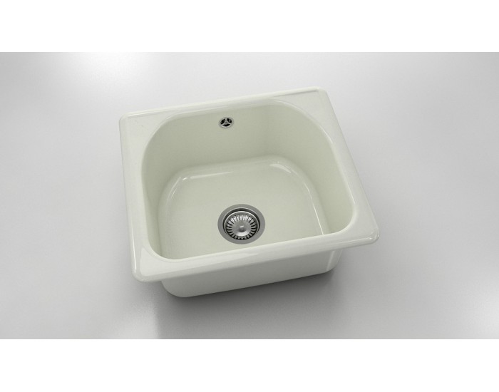 Mивка Classic 207, Polymer marble, 02 Полярен гранит, с включен сифон