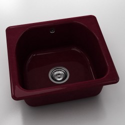  Mивка Classic 207, Polymer marble, 15 Кадифе, с включен сифон  - Bucătărie