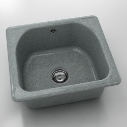  Mивка Classic 207, Granicite, 251 City Grey,  с включен сифон  - Bucătărie