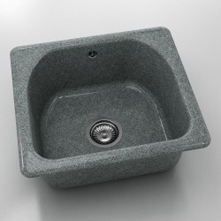  Mивка Classic 207, Granicite, 254 Slate,  с включен сифон  - Bucătărie