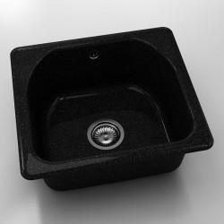  Mивка Classic 207, Granicite, 422 Galaxy Black,  с включен сифон  - Bucătărie