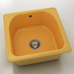  Mивка Classic 208, Polymer marble, 06 Андалусия,  с включен сифон  - Bucătărie
