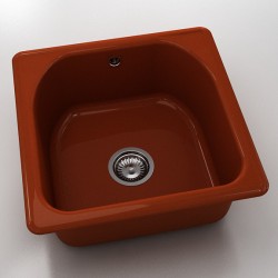  Mивка Classic 208, Polymer marble, 08 Калвадос,  с включен сифон  - Bucătărie