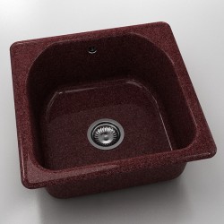  Mивка Classic 208, Granicite, 100 Bordo,  с включен сифон  - Bucătărie
