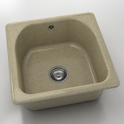  Mивка Classic 208, Granicite, 134 Sahara,  с включен сифон  - Bucătărie