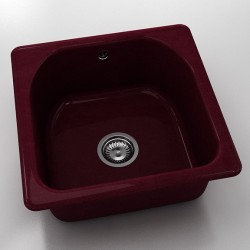  Mивка Classic 208, Polymer marble, 15 Кадифе,  с включен сифон  - Bucătărie