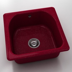  Mивка Classic 208, Polymer marble, 20 Сребрист виолет,  с включен сифон  - Bucătărie