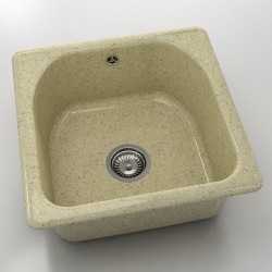  Mивка Classic 208, Granicite, 229 Sandcastle,  с включен сифон  - Bucătărie