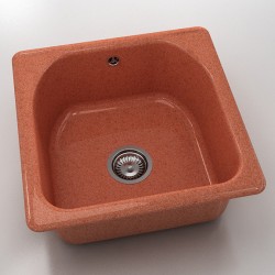  Mивка Classic 208, Granicite, 239 Dark selmon,  с включен сифон  - Bucătărie