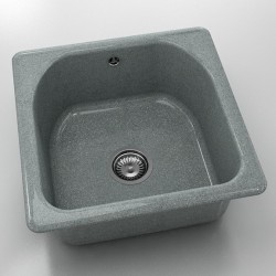  Mивка Classic 208, Granicite, 251 City Grey,  с включен сифон  - Bucătărie