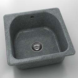  Mивка Classic 208, Granicite, 254 Slate,  с включен сифон  - Bucătărie