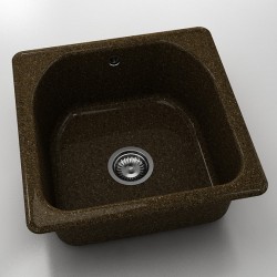  Mивка Classic 208, Granicite, 338 Brownie,  с включен сифон  - Bucătărie