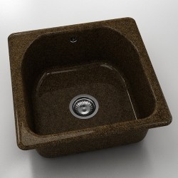  Mивка Classic 208, Granicite, 349 Sandstone,  с включен сифон  - Bucătărie