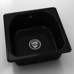  Mивка Classic 208, Granicite, 422 Galaxy Black,  с включен сифон  - Bucătărie