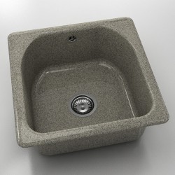  Mивка Classic 208, Granicite, 940 Space Gray,  с включен сифон  - Bucătărie