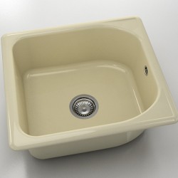  Mивка Classic 209, Polymer marble, 03 Жасмин, с включен сифон  - Bucătărie