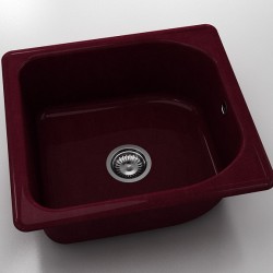  Mивка Classic 209, Polymer marble, 15 Кадифе, с включен сифон  - Bucătărie