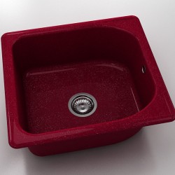  Mивка Classic 209, Polymer marble, 20 Сребрист виолет, с включен сифон  - Bucătărie
