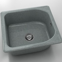  Mивка Classic 209, Granicite, 251 City Grey, с включен сифон  - Bucătărie